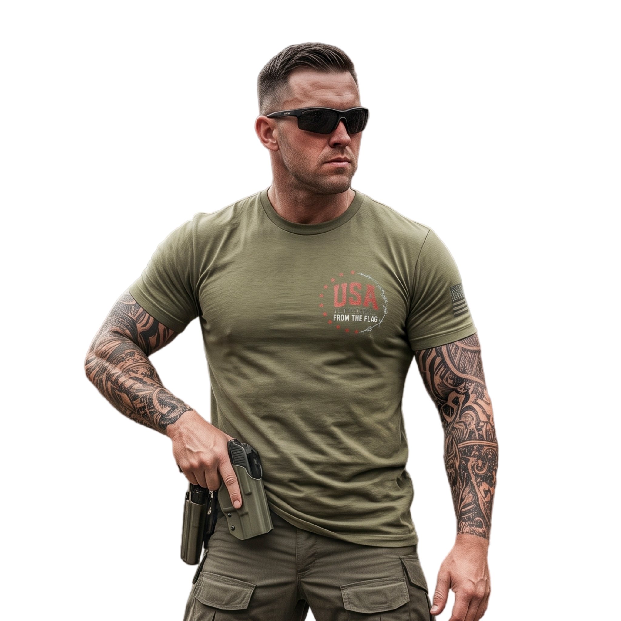 USA FLYOVER T-SHIRT - 图片 14